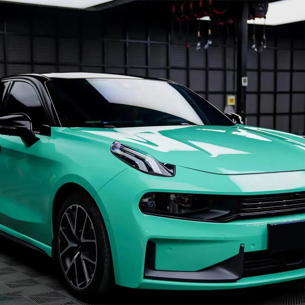Glossy Vinyl Wrap Film Waterproof Auto Motorcycle Bright Body Wrap Sticker Gloss Wr additional angle