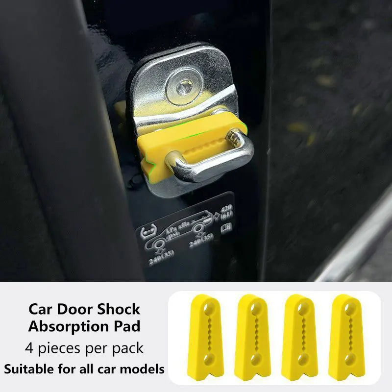 1/4pcs Car Door Shock Absorber Universal Car Door Buckle Soundproof Deadener Damper C alternate view