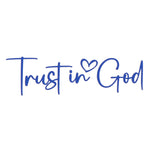 Trust In God Mirror Decal | Car Decals For Women, Christian Faith Vinyl Decal alternate view