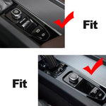 Center Console Car Armrest Gear Stall Brake Hand Frame Decoration Cover Trim Chrome NEW For Volvo XC90 XC60 S90 V90 V60 S60