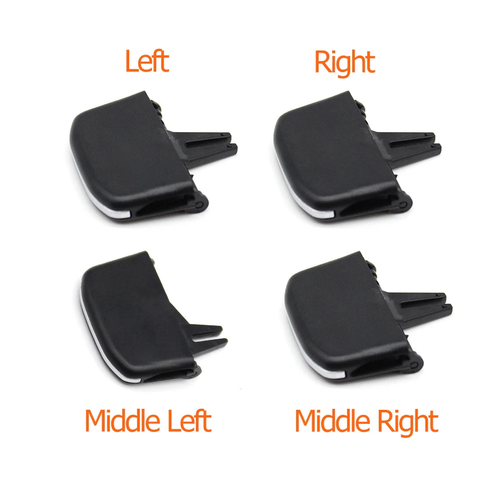 S60 V60 Car Left Right Central Console Air Conditioner AC Vent Outlet Slider Paddle Clip Tab Clip Repair Kit For Volvo 2011-2019