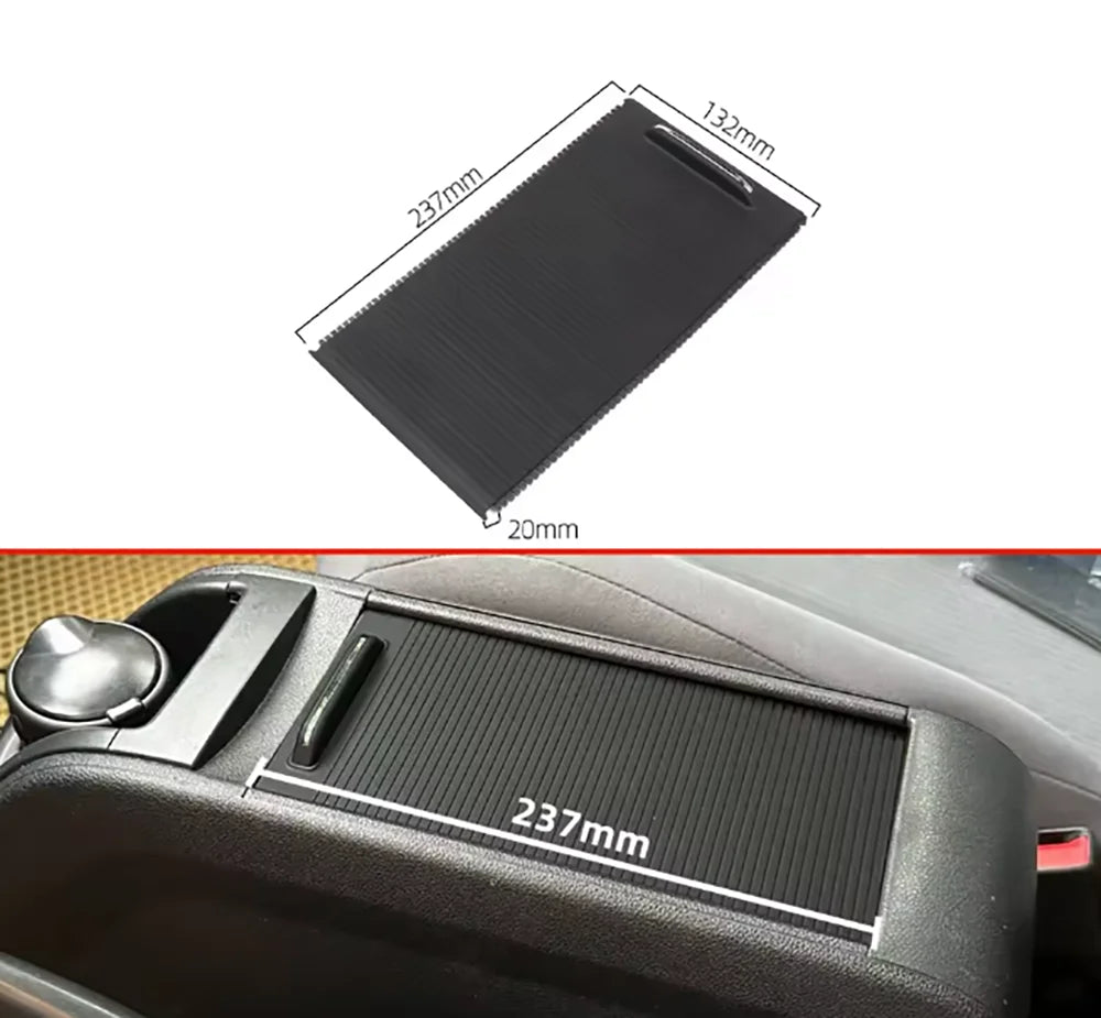 Car Centre Console Armrest Box Storage Cover Plate Cup Holder Pull Curtain For Citroe lifestyle view