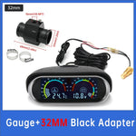 2 in 1 LCD Digital Display Voltmeter and Water Temp Gauge | Universal Car Truck Gau additional angle