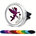 Car Diffusers, 1 PC car air vent diffuser clip (does not include fragrance chemicals) with 10 PCS pads，car AC vent interior