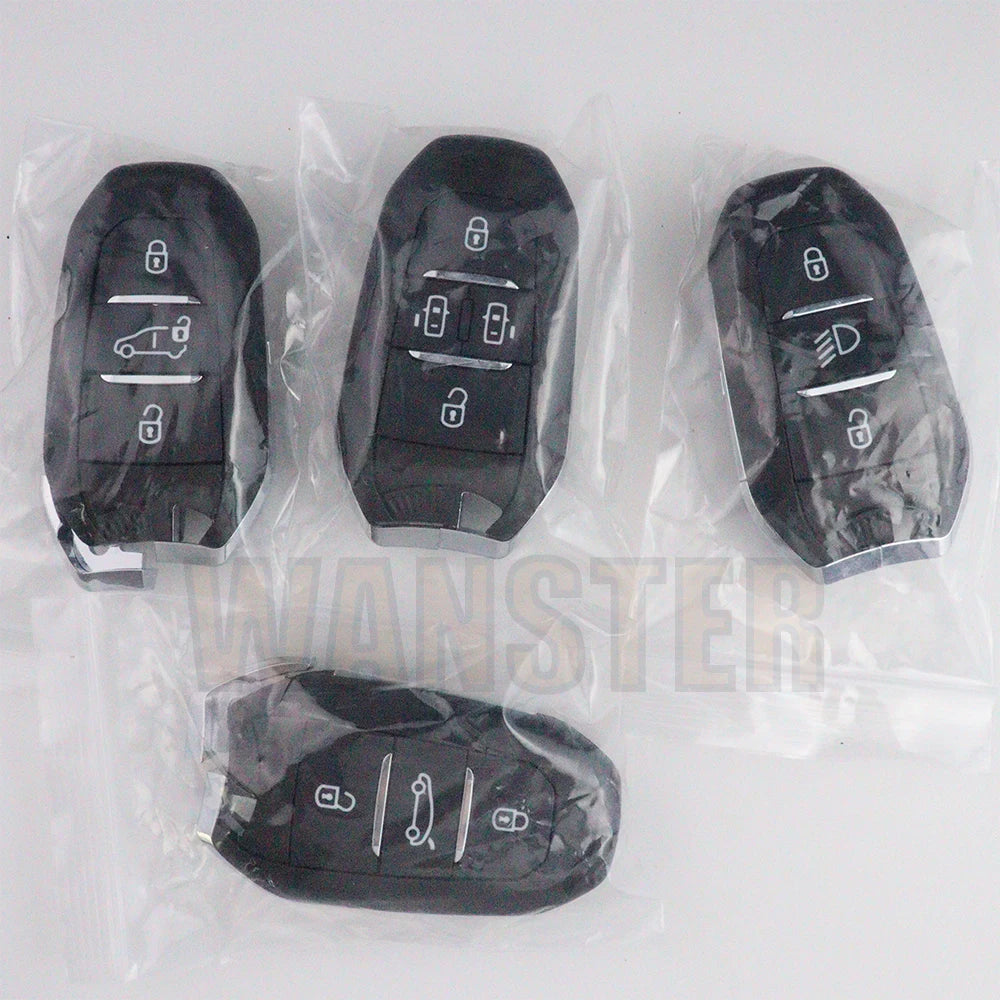 3 4 BT Car Key Fob Case Shell Housing for Peugeot 308 408 508 2008 3008 4008 5008 f additional angle