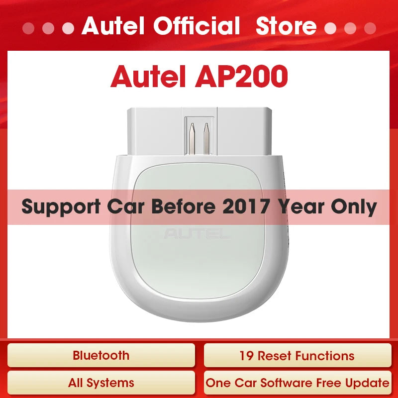 Autel AP200 Bluetooth OBD2 Scanner Automotivo OBD 2 TPMS Code Reader Car Diagnostic Tool Full Systems Scan Tools Before 2017
