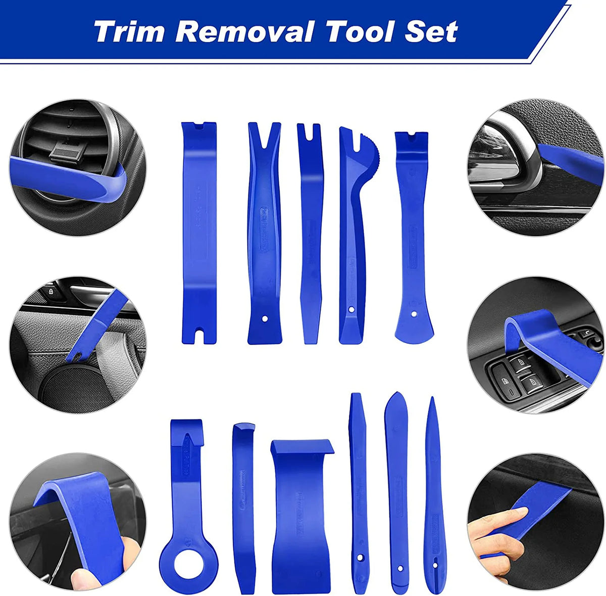 Car Plastic Trim Removal Tool Auto Trim Removal Set Auto Interior Disassembly Kit Car alternate view