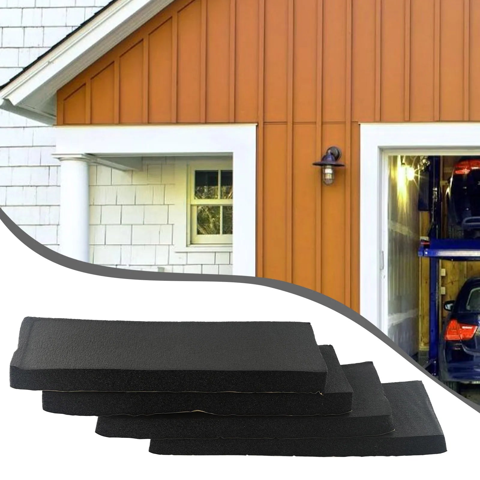 4pcs Set Garage Car Door Protector Wall Corner Bumper Guard Foam Block For Parking Sp alternate view