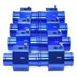 Blue and Black Aluminum Water Temp Gauge Adapter | 26-40mm Radiator Hose Sensor Pip additional angle