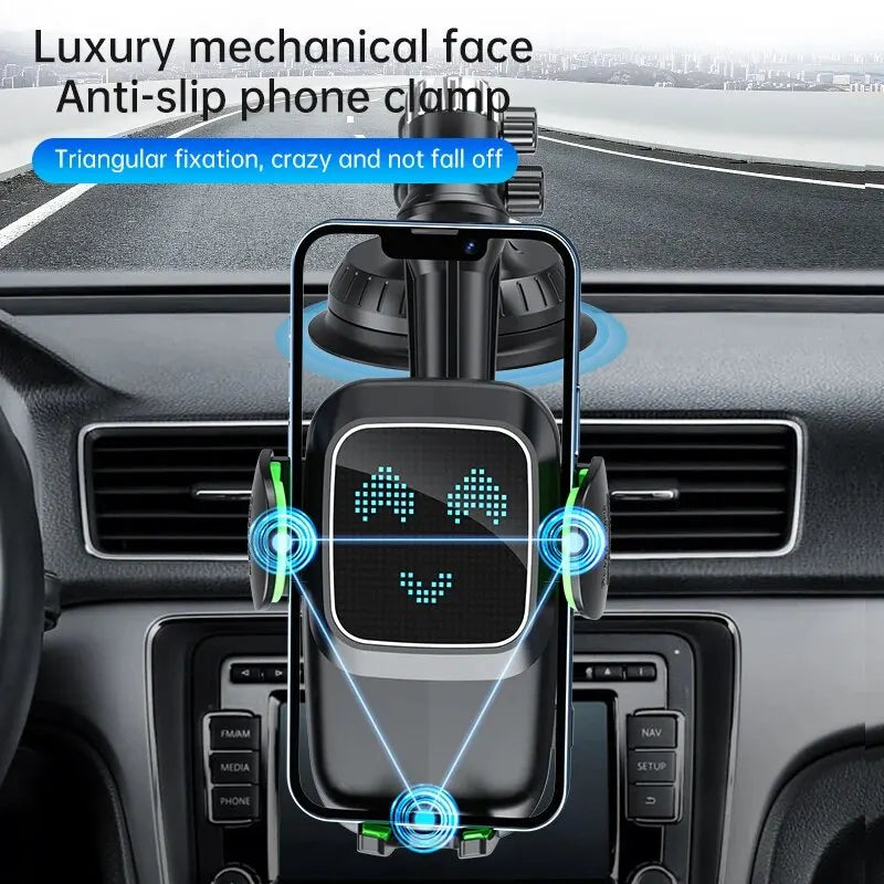 Suction Cup Car Phone Holder for Windshield, Dashboard or Window detail view