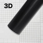 1-6m Carbon Fiber Car Body Vinyl Wrap Matte Accessories Glossy Black Sticker 3D 4D 5D alternate view