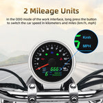 Multifunctional GPS Speedometer Tachometer Odometer | 7-in-1 Car Motorcycle Gauge close-up view