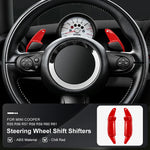 Car Steering Wheel Shift Paddle Shifters Extension for MINI Cooper S JCW R55 R56 R57 R close-up view