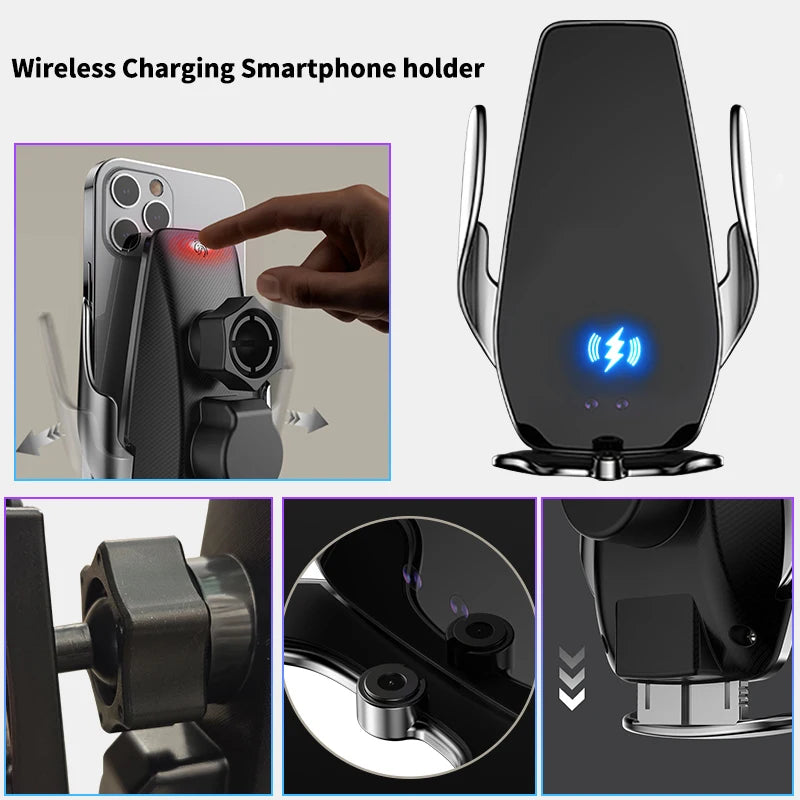 Car Phone Holder For BMW 3 Series 320 330 340 G20 2019-2022 Dedicated Infotainment Screen Wireless Charging Smartphone Holder