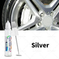 Gloss Black Rim Touch Up Paint Wheel Repair Kit, Quick And Easy Wheel Scratch Repair, Rim Paint For Car Wheel Repair grey Silver
