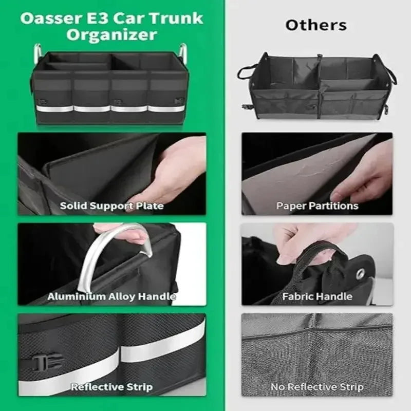 Big Capacity Car Storage Box Car Trunk Organizer Eco-Friendly Super Durable Collapsib lifestyle view