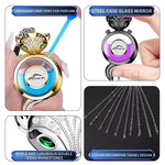 Car Decoration Car DIY Perfume Pendant Air Freshener Rearview Mirror Metal Lace Logo Pendant Hanging Perfume Empty Diffuser