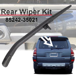 12" Rear Windshield Wiper Blade & Arm Set for Toyota 4Runner 2003-2009 | Direct Replacement Kit