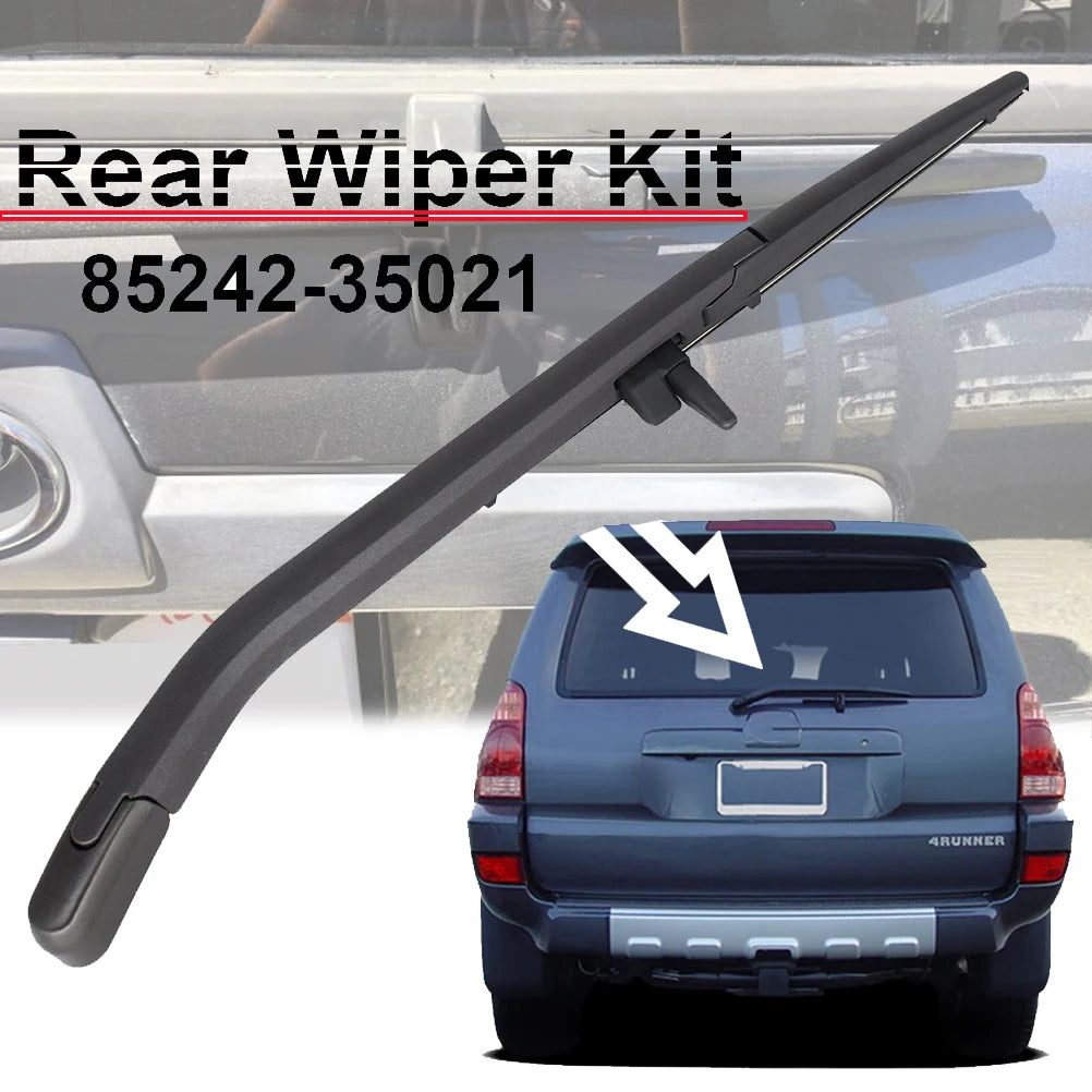 12" Rear Windshield Wiper Blade & Arm Set for Toyota 4Runner 2003-2009 | Direct Replacement Kit