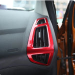 ABS Air Conditioning Vent Sequins Air Conditioner Vents Sticker for Ford Focus 3 4 2012- 2017 car accessories interior