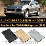 For Porsche 2003-2010 Cayenne 955 957 9PA Car Front Center Console Cup Holder Roller Blind Cover Black Grey Beige OEM 7L5862531