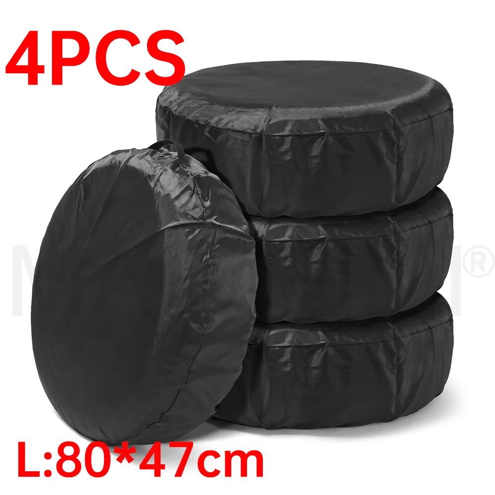 1/2/4PCS Car Auto Wheel Tire Cover | Weatherproof Dust-Proof Spare Tire Bag for 4x4 O alternate view