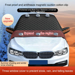 Car Windshield Snow Cover | Frost-Proof and Anti-Freezing Winter Car Window Cover close-up view