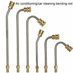 Full Metal Bent Rod | 1/4 Quick Connect Cleaning Rod for Car and AC