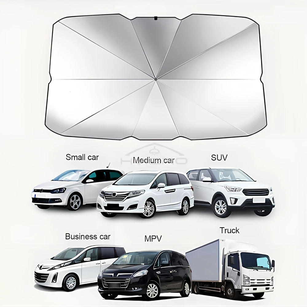 Multi Purpose Convenient Foldable Car Windshield Sunshades Interior Protechor Acces additional angle