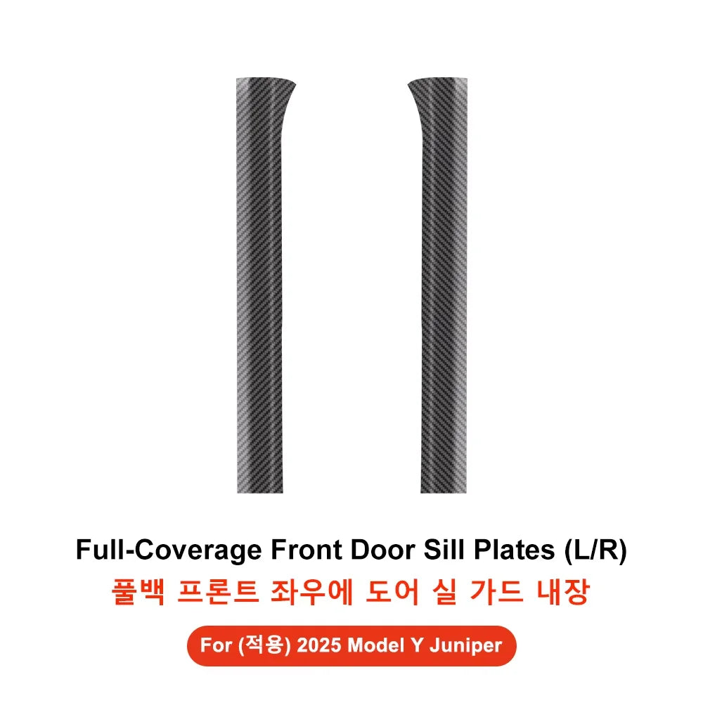 YZ for Tesla Model 3/Y Highland Juniper 2021-2025 Rear Door Sill Protection Strip alternate view