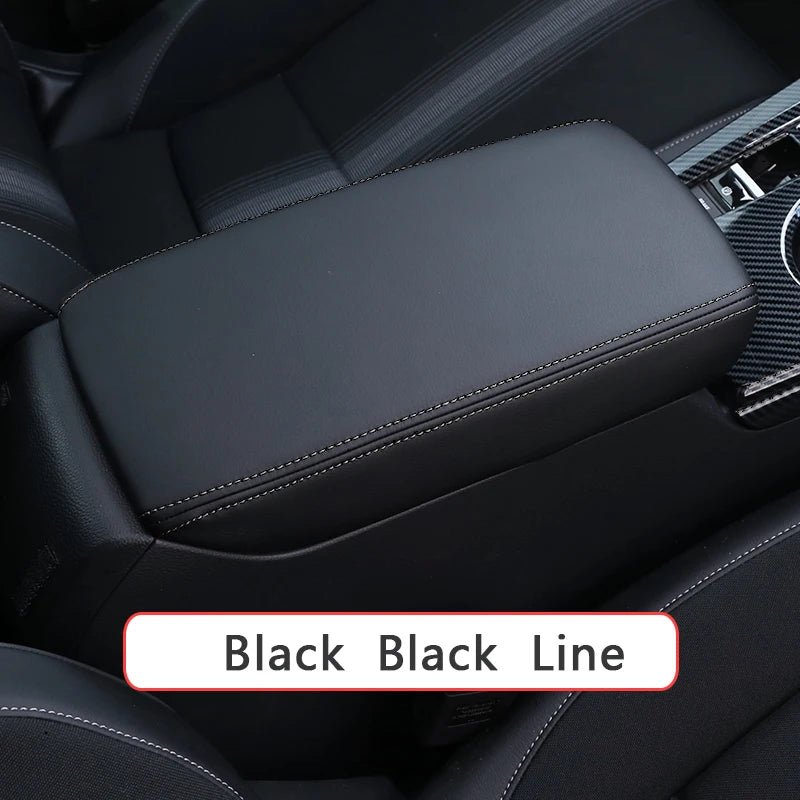 For Honda 2023 Civic 11th Gen Civic Car Armrest  Mat Center Storage Box Pad Protector Leather Cover Decoration Accessories