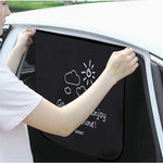 Universal Car Sun Shade Cover | UV Protect Side Window Sunshade for Kids close-up view