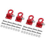 Metal Tow Hooks Trailer Shackles for 1/10 RC Crawler Axial SCX10 Traxxas TRX4 D90 close-up view
