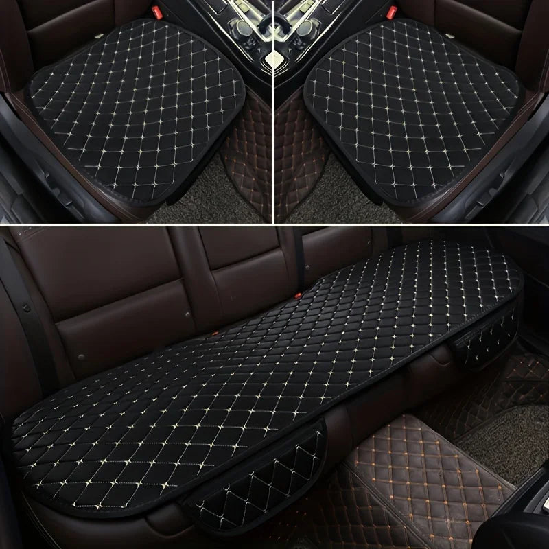 Car Seat Cushion Set Breathable Seat Protector Pad 3 Pcs alternate view