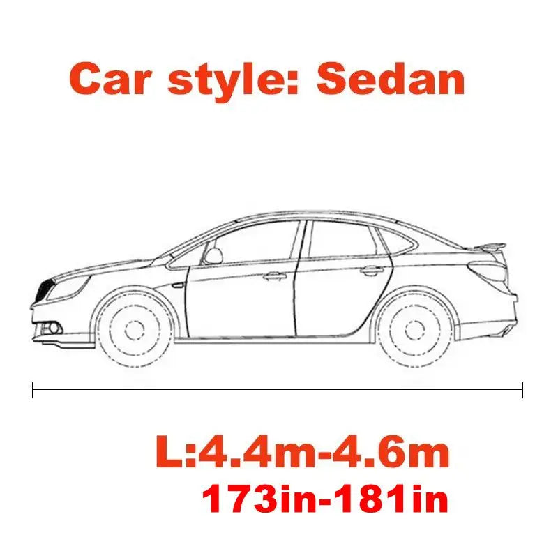 Universal Stretch Car Cover | Sunproof Windproof Dustproof UV Protection for Sports C lifestyle view