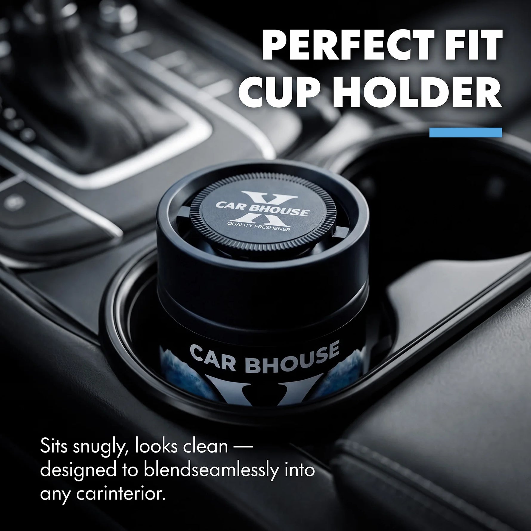 Portable Car Air Freshener | Solid Fiber Cotton Diffuser with Tropical Fruit Scent lifestyle view