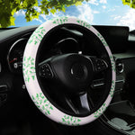 19 Diving material printed fabric car rimless steering wheel cover Christmas camouflage detail view