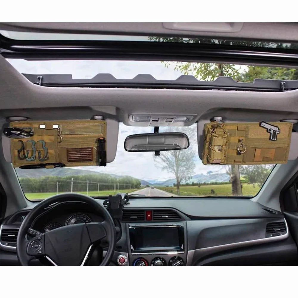 Sun Visor Storage Bag Car Organizer for Pickup Trucks SUVs alternate view