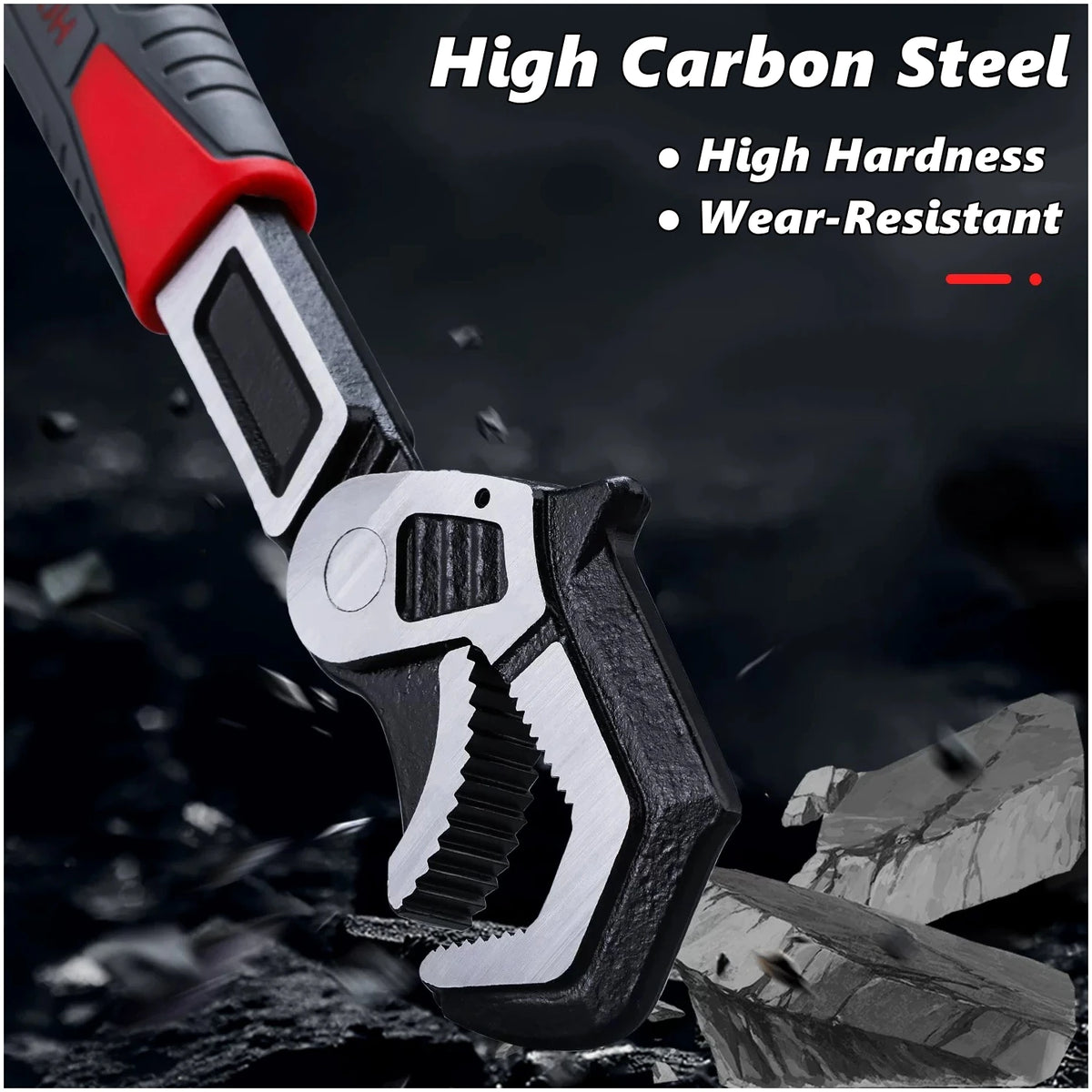 8/10inch Universal Multifunctional Self-Locking Wrench Fast Adjustable Wrench Car Rep lifestyle view