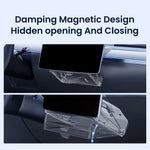 Magnetic Under Screen Storage Box | Hidden Tray for Tesla Highland Model 3 and Junipe alternate view