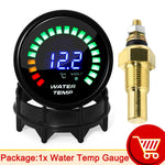 52MM Digital Car Gauge Set with 20 LED Display | Water Temp Oil Pressure Voltmeter AF lifestyle view