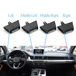 For Audi Q7 Car Dashboard Front Left Right Middle Air Conditioner AC Vent Grille Outlet Slider Tab Clip Repair Kit 2016-2019
