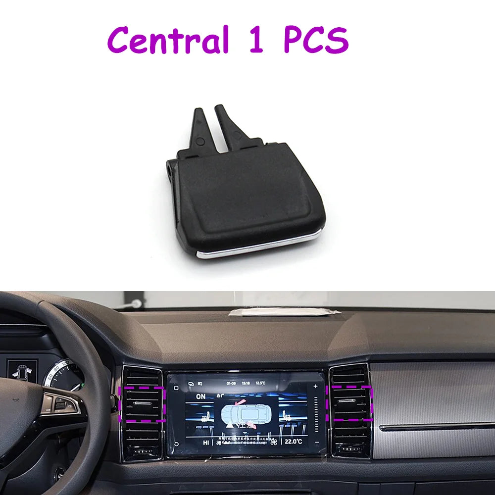 Kodiaq Karoq Car Front Left Right Central Rear Air Conditioning Outlet AC Vent Tab Clip For Skoda 2016-2025 56G819701 56G820951
