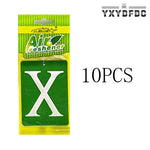 Car Air Freshener Natural Aromatherapy Tea Paper Hanging Perfume | Vanilla Auto Interi close-up view