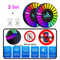 Car Air Freshener with LED Aroma Decorate Atmosphere Fragrance Accessorie RGB Strip So close-up view