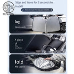 Car Windshield Sunshade Cover for BAIC JISHI Polestone 01 Rox 01 2025 | Anti UV Auto S close-up view