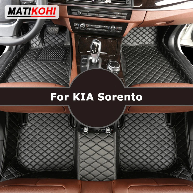 MATIKOHI Custom Car Floor Mats For KIA Sorento Auto Carpets Foot Coche Accessorie