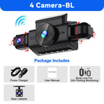 4CH WiFi Dash Cam Front FHD 1080P | 360° Car DVR with Parking Mode lifestyle view