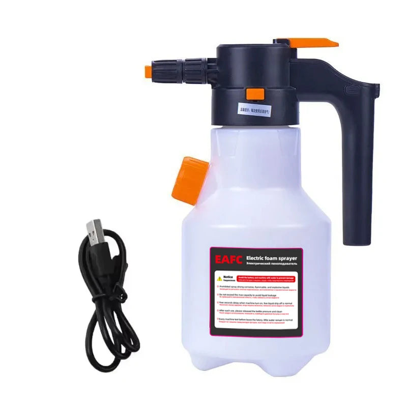 Electric Car Foam Sprayer Pressurized Soap Sprayer High Pressure Fine Foam Automatic Foa detail view