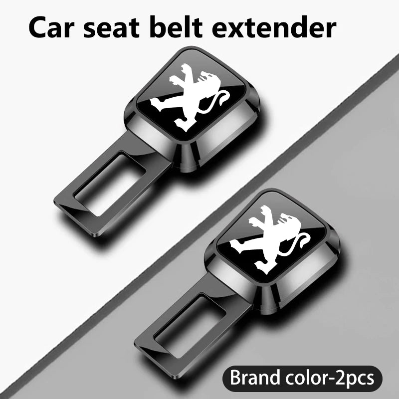 Car Seat Belt Extender Plug for Peugeot 206 207 208 3008 307 308 2008 407 508 5008 106 close-up view